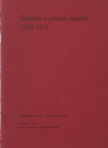 Scultura e pittura italiana - 1892-1970