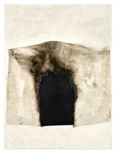 Alberto Burri, Bianco CN4, Amedeo Porro Fine Arts