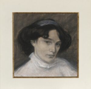 Gino Severini, Portrait de jeune femme, 1908, Amedeo Porro Fine Arts